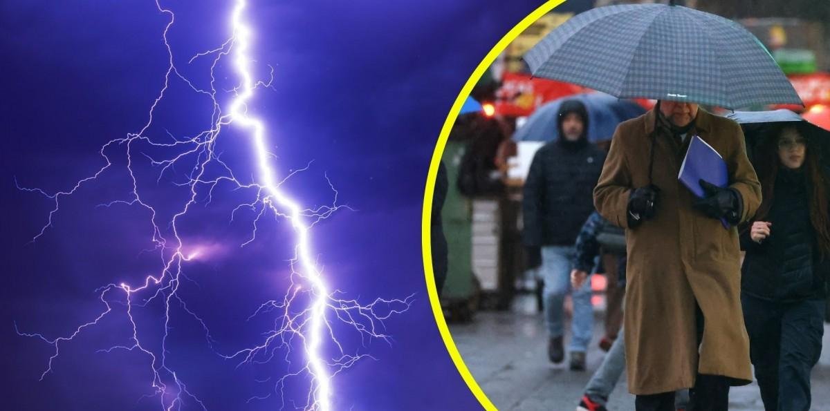 Cuatro días de tormentas eléctricas y lluvias "en corto período de tiempo": Meteorología emite avisos para zonas de tres regiones