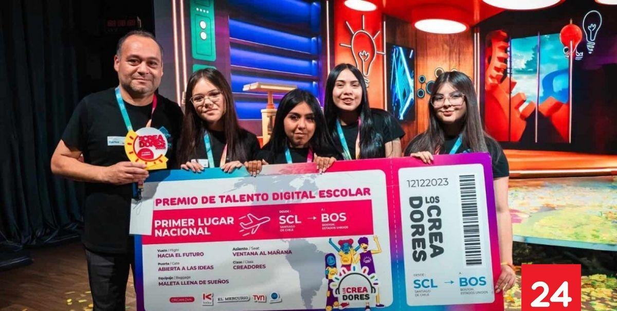 Alumnas de Collipulli ganan Los Creadores 2025 con innovador sistema de apoyo emocional