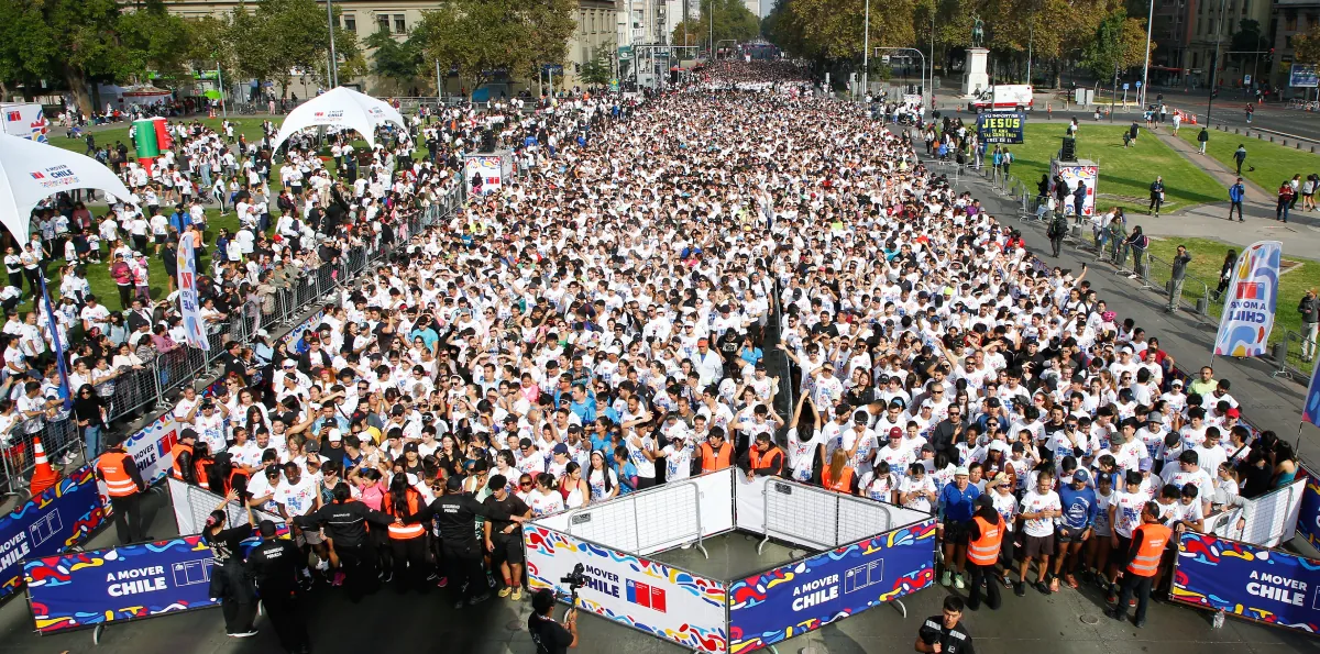 La Corrida Más Grande de Chile superó las 110 mil personas en todo el país