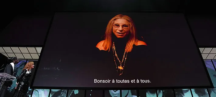 Barbra Streisand agradece con mensaje en video su Palma de Honor de Cannes: No pudo asistir por decisión médica