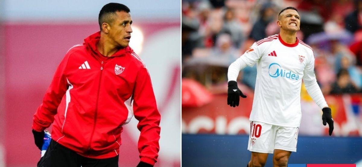 Alexis vuelve a preocupar al Sevilla: se ausentó de práctica grupal y revelan contusión que lo afecta