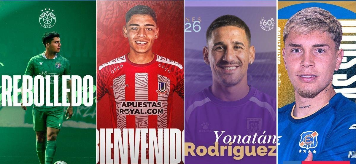 La Liga de Primera cerró su libro de pases 2026: los seis fichajes de última hora en el fútbol chileno