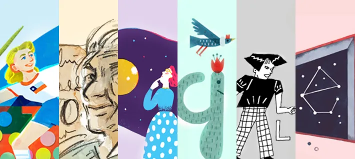 Trivia visual: ¿Puedes reconocer estas fechas y personaje icónicos de Chile solo viendo sus "doodles"?