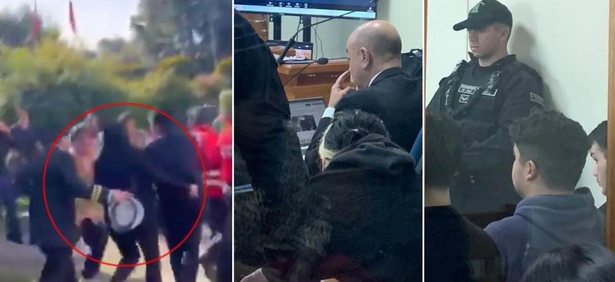 Líquido, empujón y golpes al auto: De qué se acusa a cada uno de los estudiantes detenidos por agresión a ministra - La Cuarta