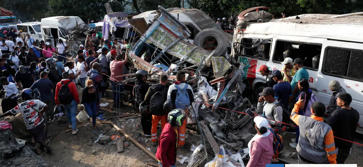 Ascienden a 14 muertos y 38 heridos las víctimas de nuevo atentado explosivo en carretera de Colombia