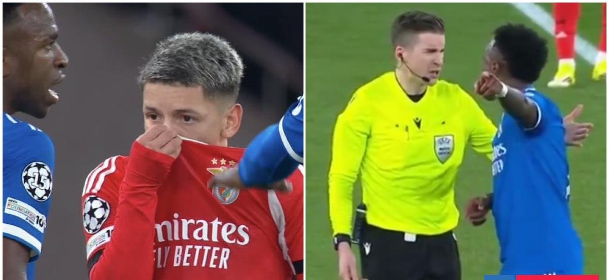 Argentino Prestianni le habría dicho "mono" a Vinícius en Benfica-Madrid: duelo se paró por protocolo