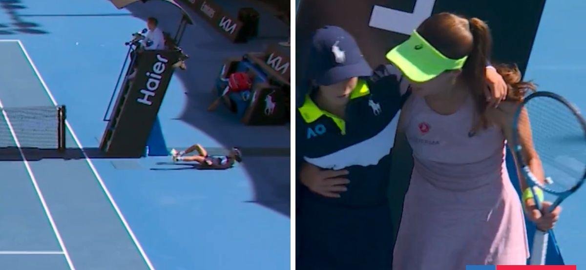 Calor extremo se hace sentir en Australian Open: pasapelotas se desmayó en medio de partido