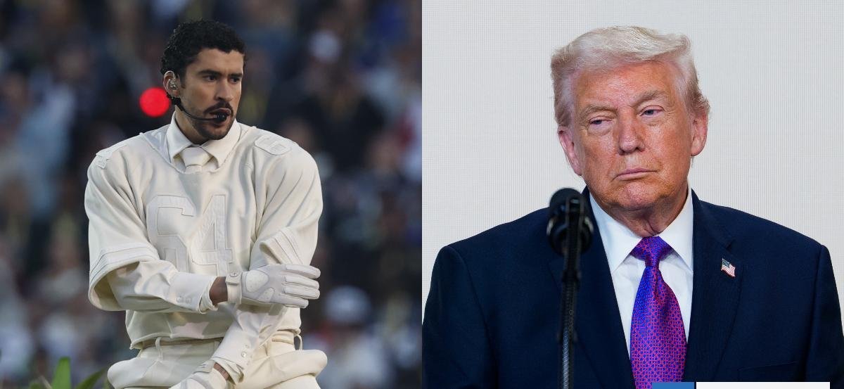 "Es una bofetada a nuestro país": las quejas de Trump tras el show de Bad Bunny en el Super Bowl