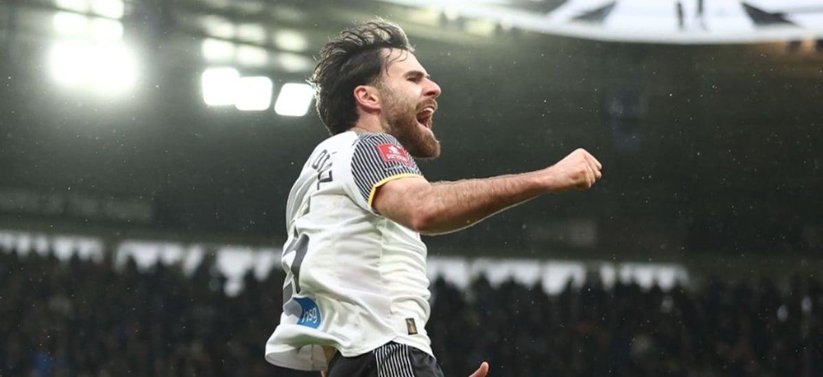 Marca por segundo duelo consecutivo: el gol de Ben Brereton no alcanza y el Derby County es eliminado de la FA Cup - La Tercera
