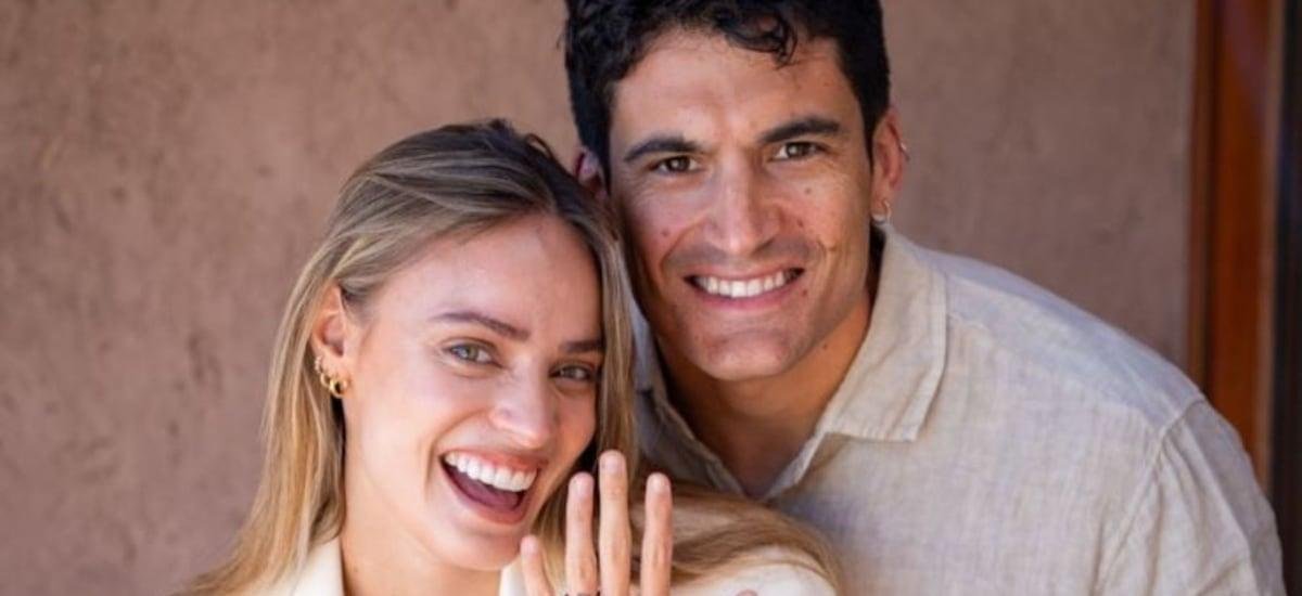 En intima ceremonia: Trinidad de la Noi contrajo matrimonio con Esteban Grimalt