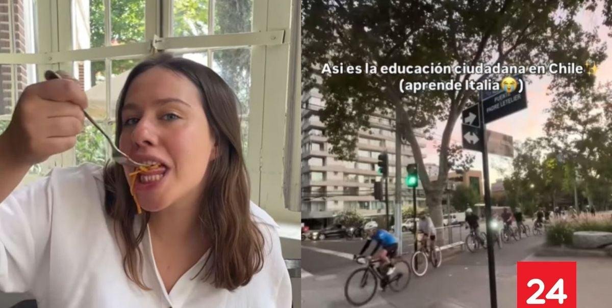 "Cinco años aquí y aún me asombra": La imagen de Santiago que sigue sorprendiendo a italiana en Chile