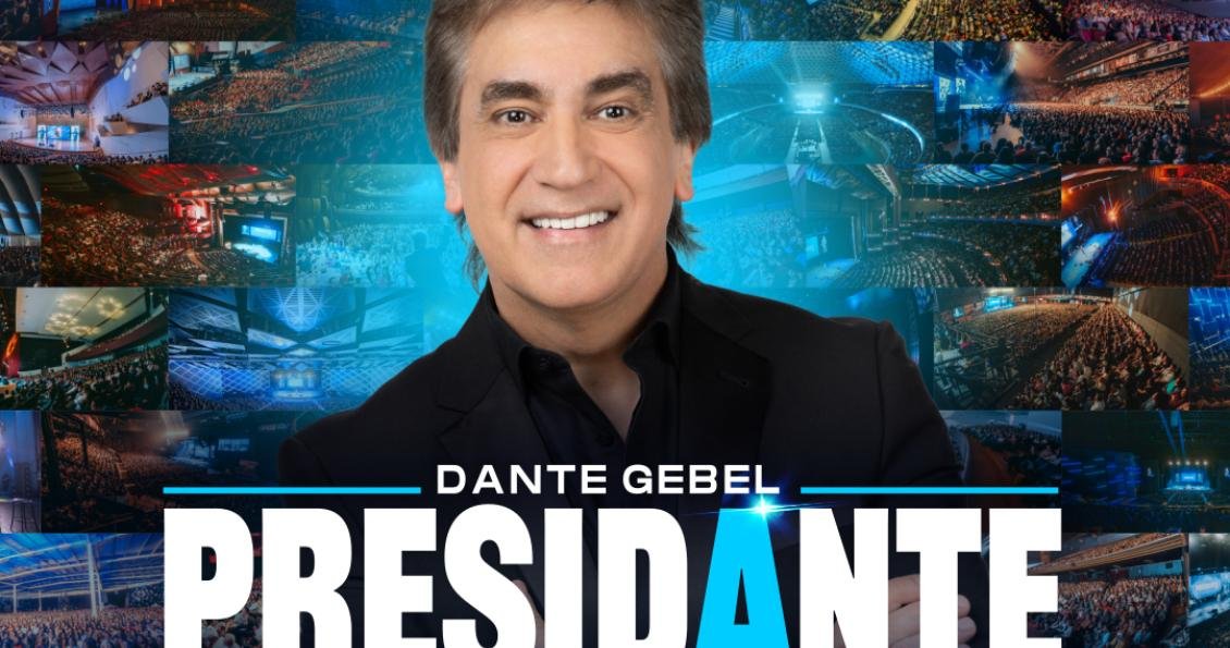 Dante Gebel regresa a Chile con su "Presidante 2026" - World Tour Despedida" en el Movistar Arena