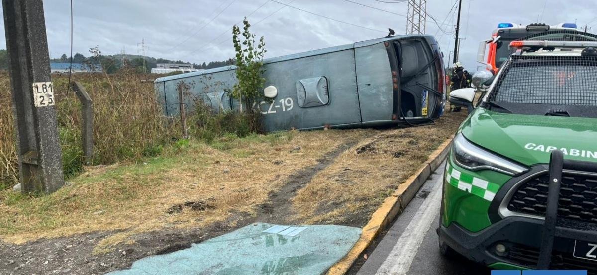 Iba a exceso de velocidad: formalizan a chofer de micro por fatal volcamiento en Talcahuano