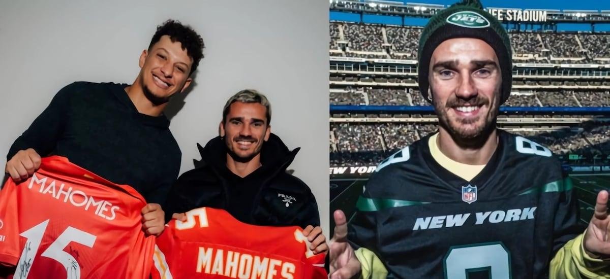 La declarada afición del francés Antoine Griezmann por el fútbol americano de la NFL