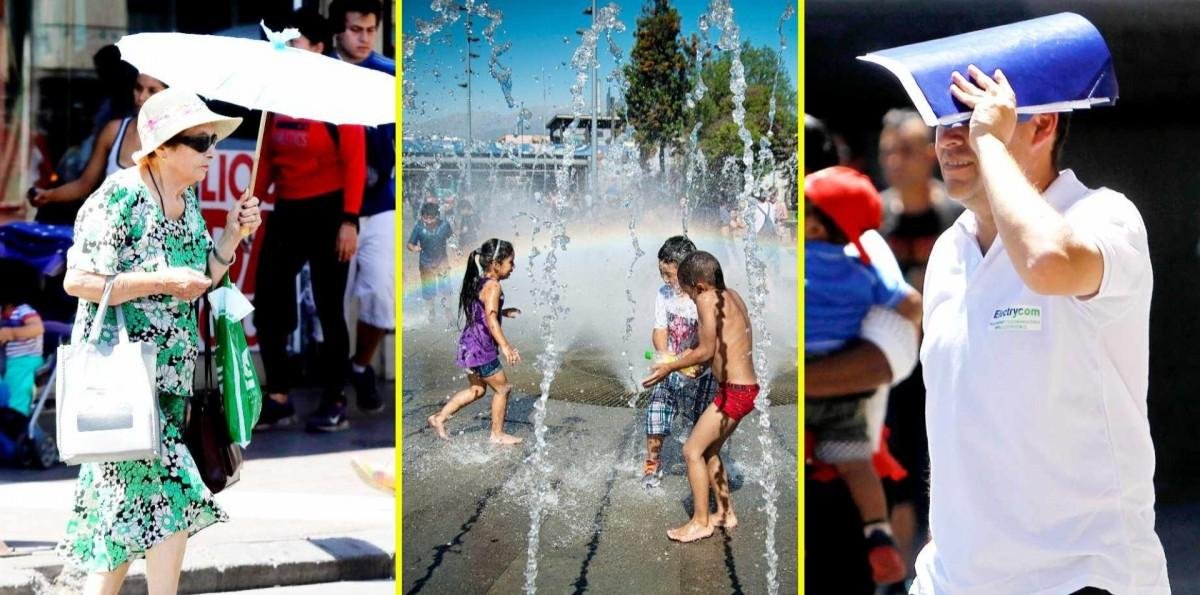 Calor extremo en la zona central: Actualizan aviso por altas temperaturas de hasta 36°C en seis regiones